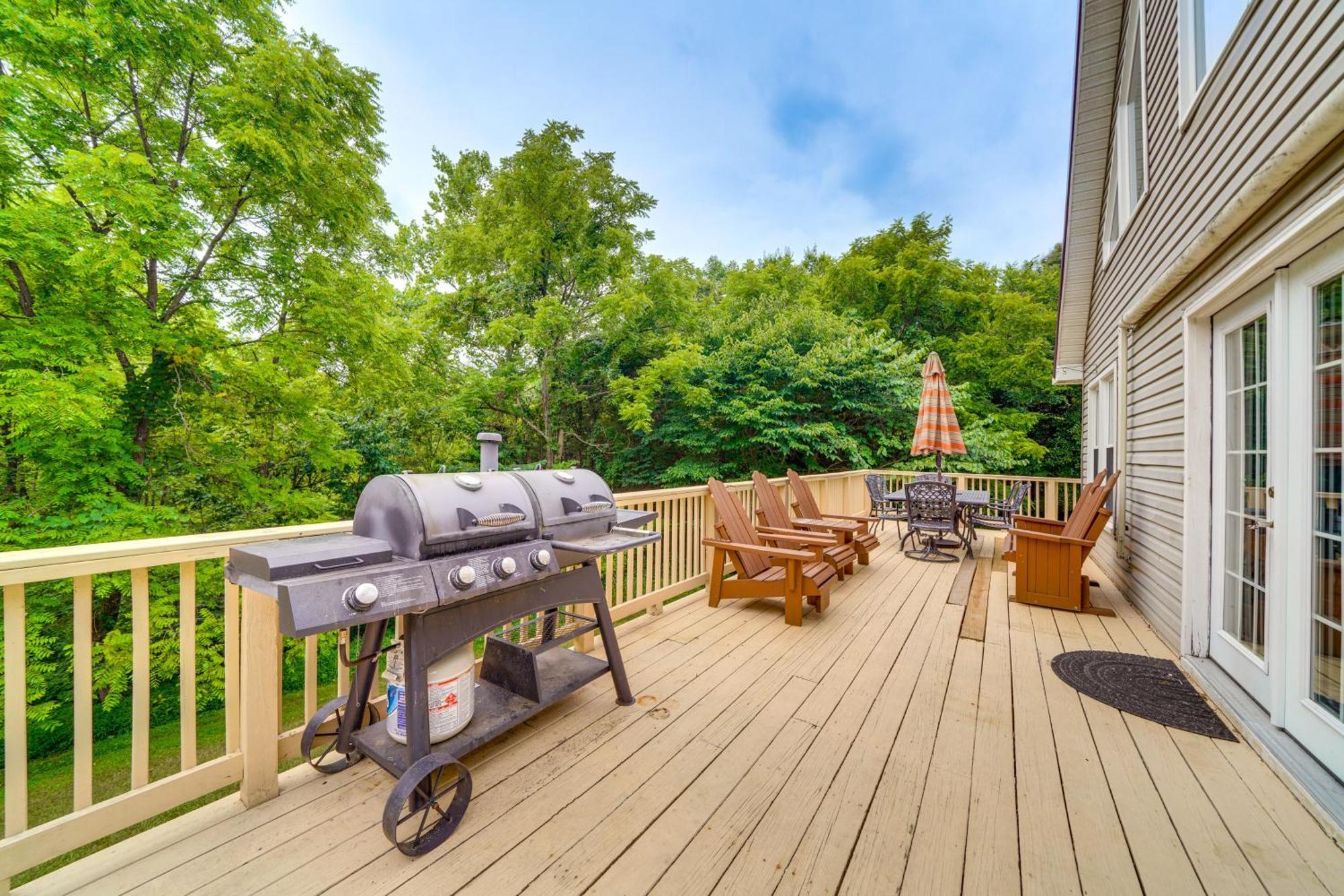 Modern Eckerty Home With Deck On Patoka Lake! Taswell Luaran gambar